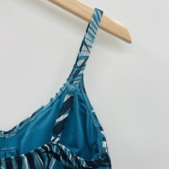 Coco Reef Womens Size 34D Palm Tropical Flourish Bra-Sized Tankini Top $98 2583 - Picture 6 of 9